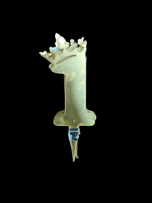 1 number topper pack of 10 size 3 inch