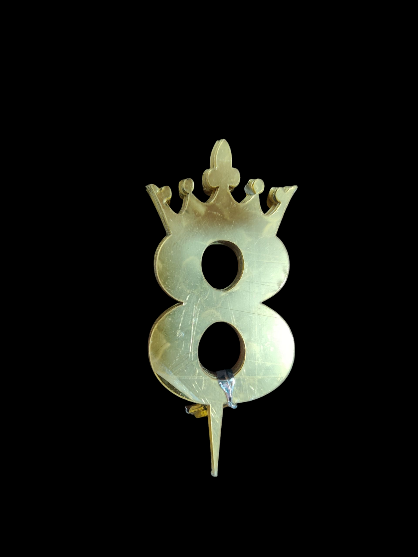 8 number Acrylic topper pack of 10 size 3 inch