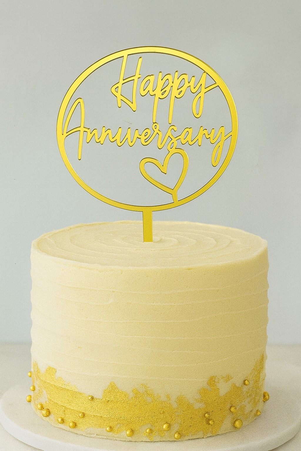 Happy Anniversary Economic Topper