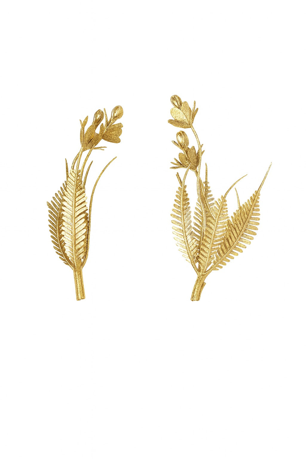 Golden Leaf Cake Topper