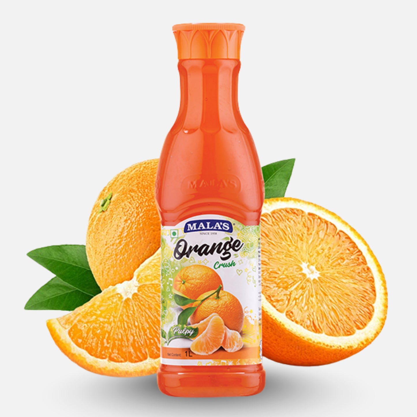 Mala's Orange Crush 1 Ltr
