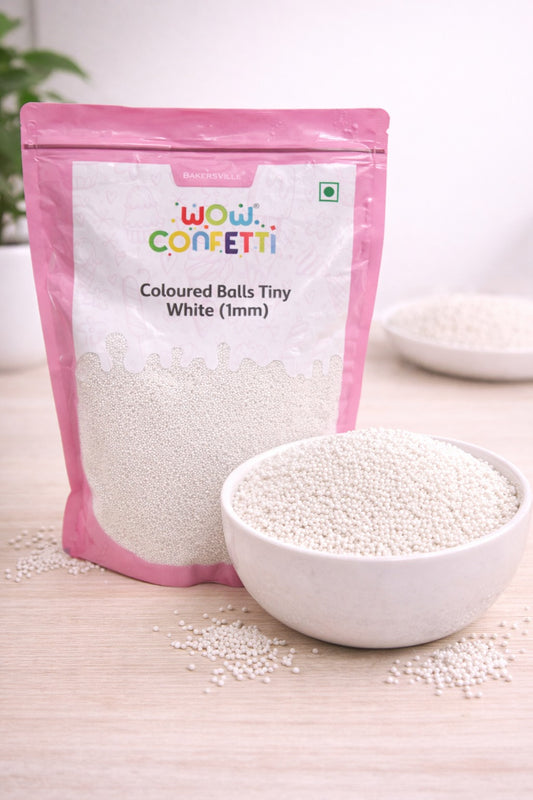 Wow Confetti Balls Tiny White 1 mm