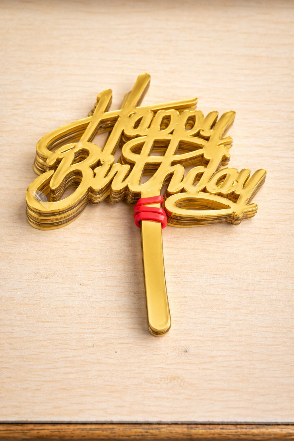 Happy Birthday Acrylic Topper Pack of 10