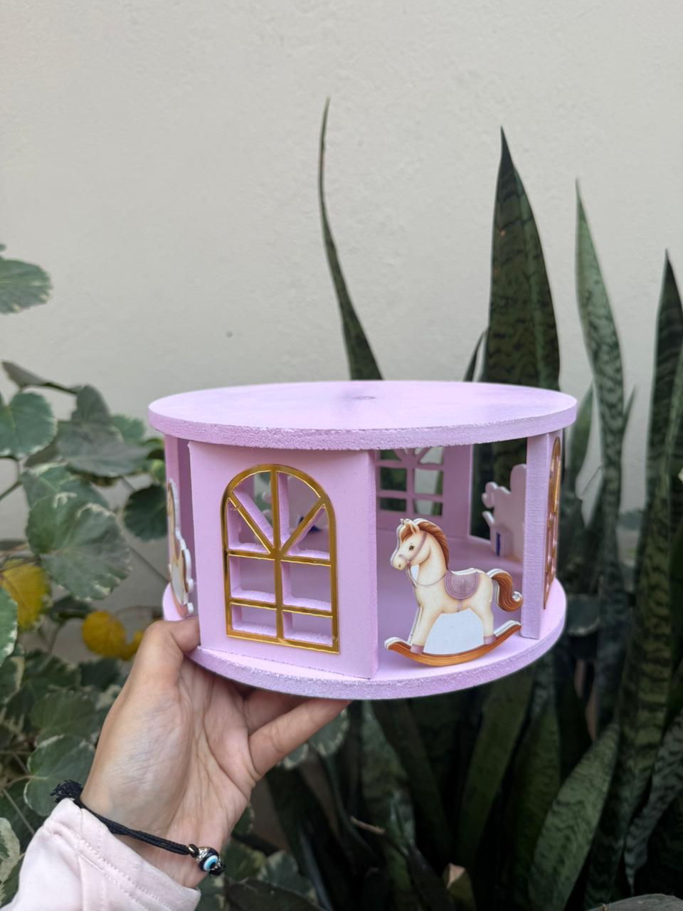 carousel cake stand