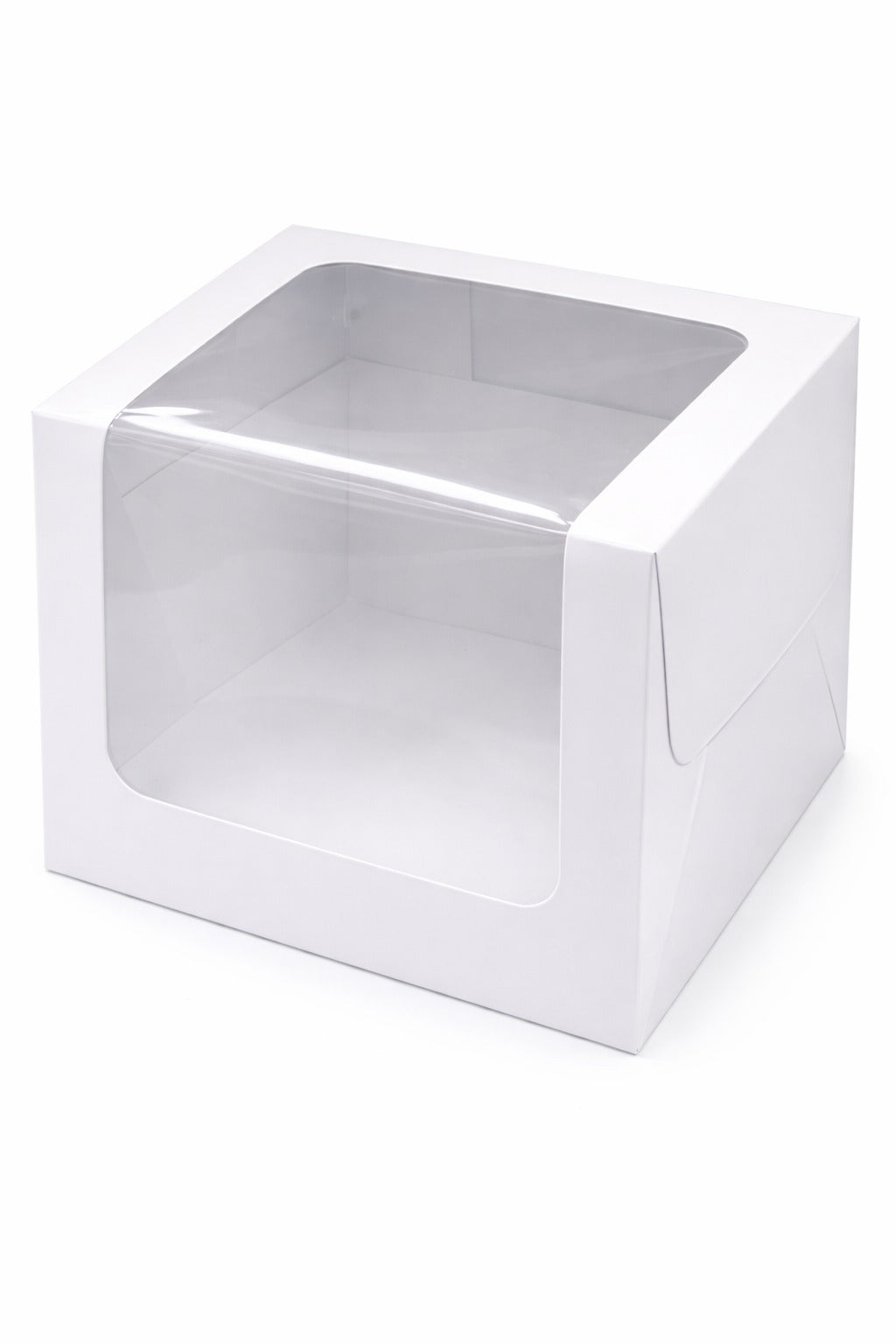 L Shape Window Cake Box Size - 10x10x8 inch Pack Of 10