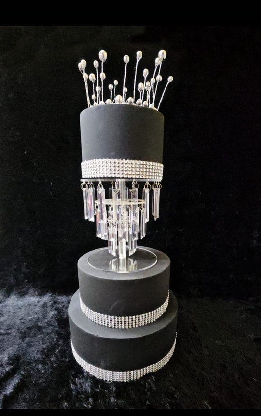 Acrylic Round chandelier spacer 6x6 inch
