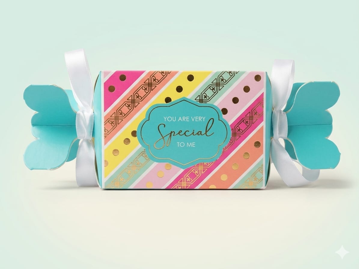 Toffee Shape Box Pack Of 10 Size - 2.4x2.4x8.5 inch