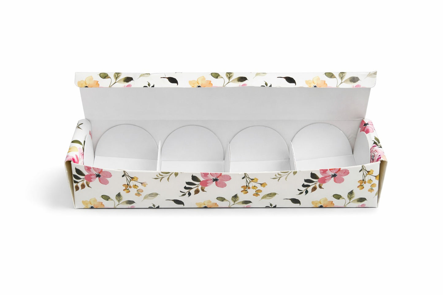 4 Cavity Chocolate Box Pack Of 10 Size - 1.6x6.5x1.25 inch