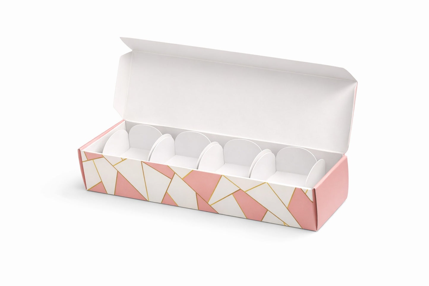 4 Cavity Chocolate Box Pack Of 10 Size - 1.6x6.5x1.25 inch