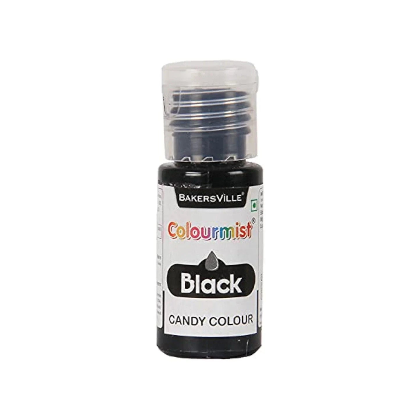 BakersVille Colourmist Black candy gel colour