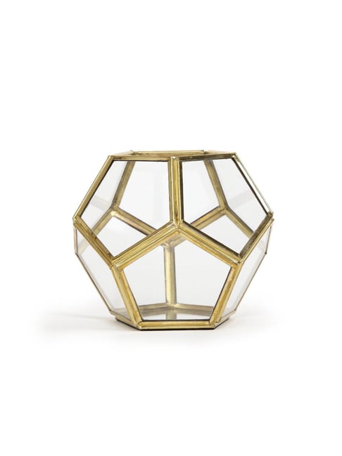 Geometric Glass Cake Spacer