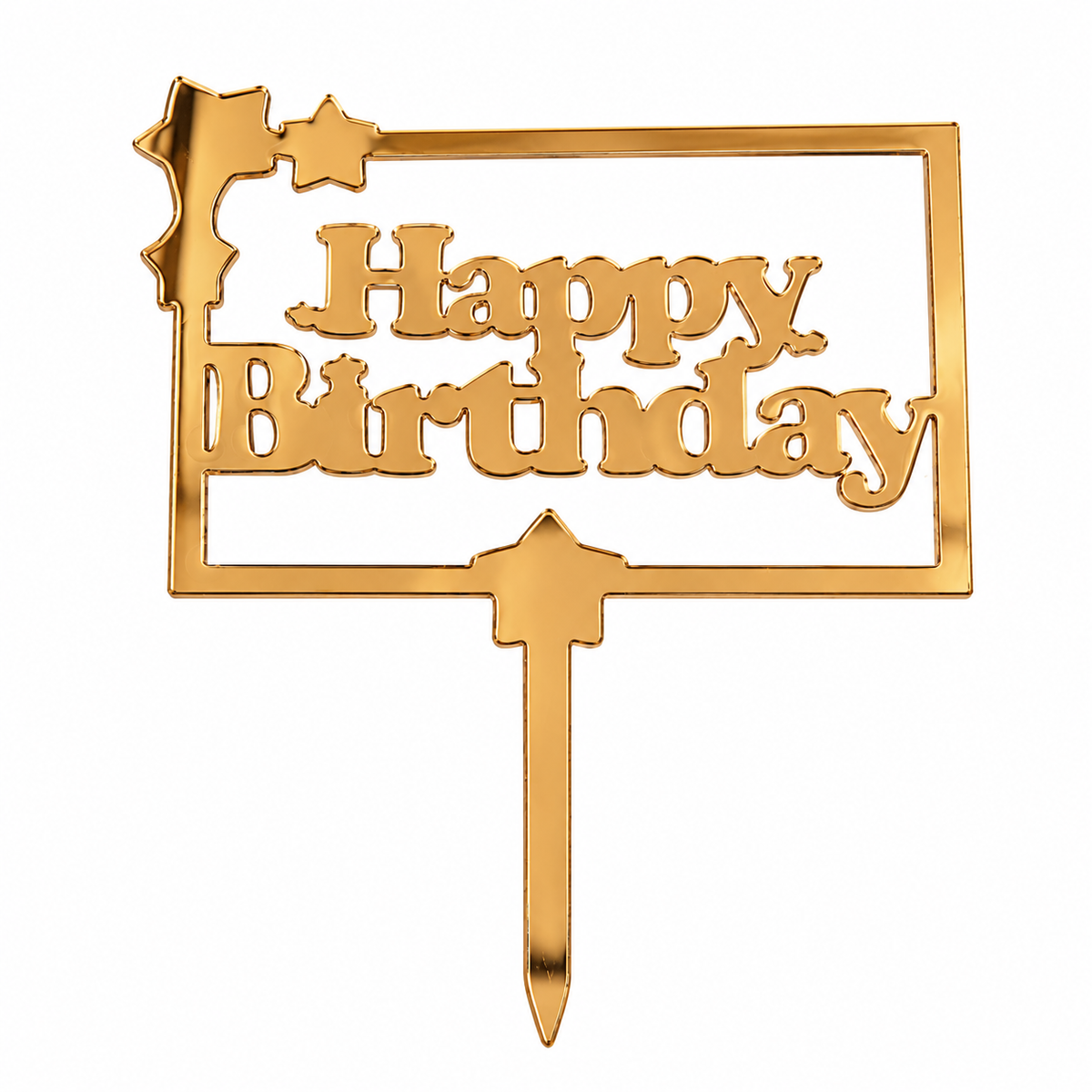 Happy birthday Acrylic topper Pack Of 10