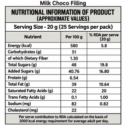 BYOND Milk Choco Filling  500gm