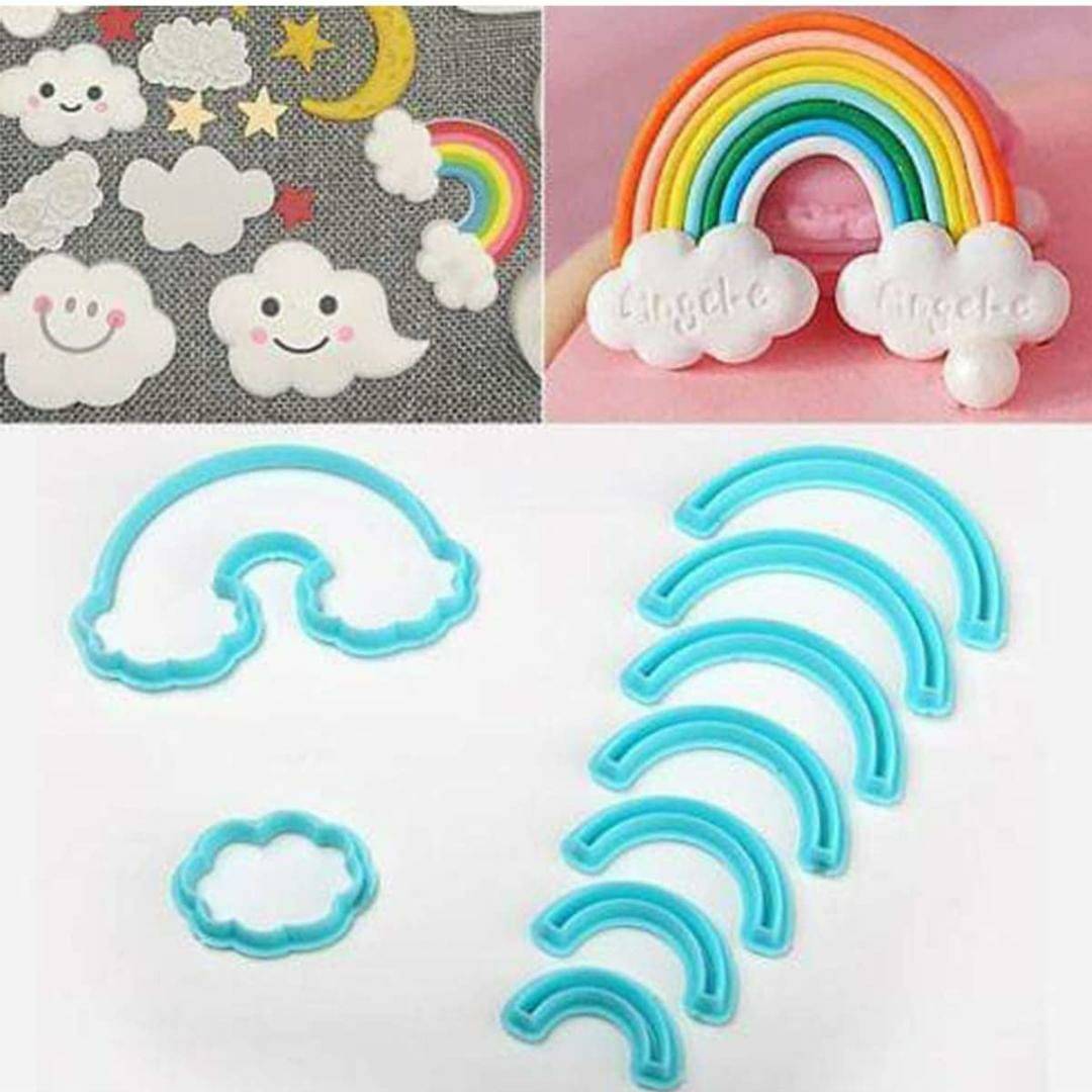 Rainbow Theme Fondant Cutter