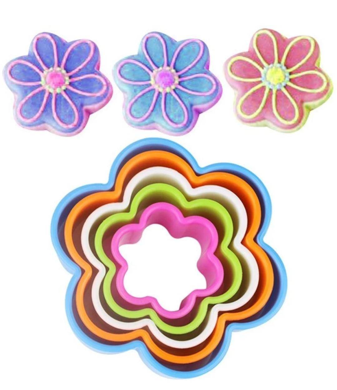 Flower Shape Cookie Cutter 

Set of 5