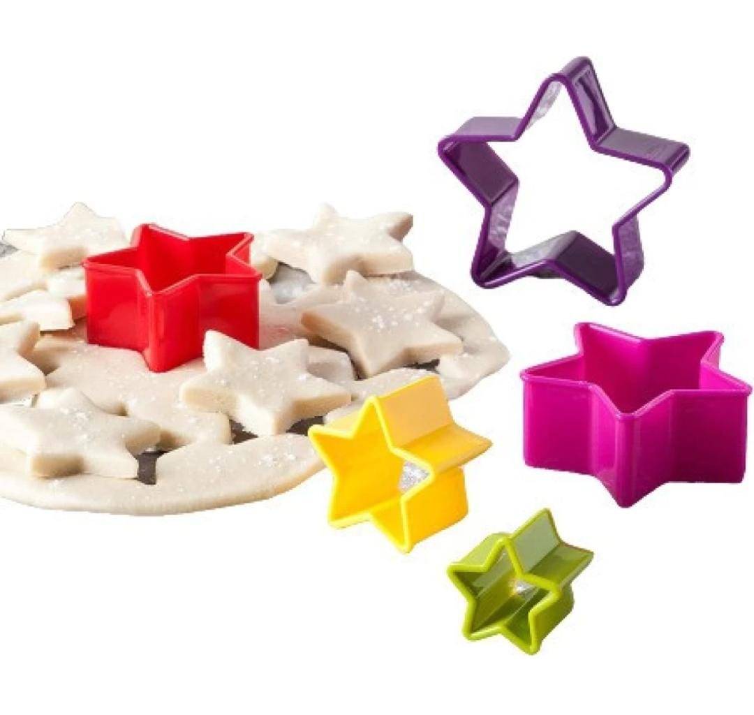 Star Shape Cookie Cutter 

Set of 5