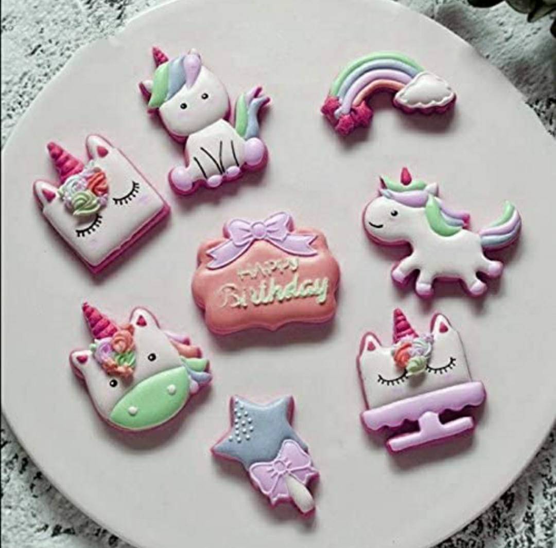 8Pcs Unicorn Multi Cutter