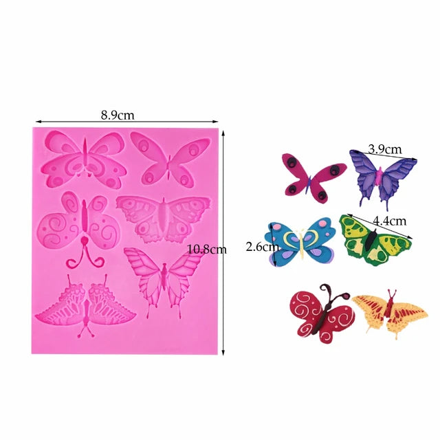 Butterfly Fondant Mould