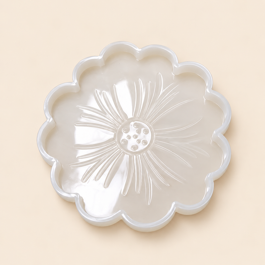 Flower Shaped Resin Mould Size 4.5 Inch