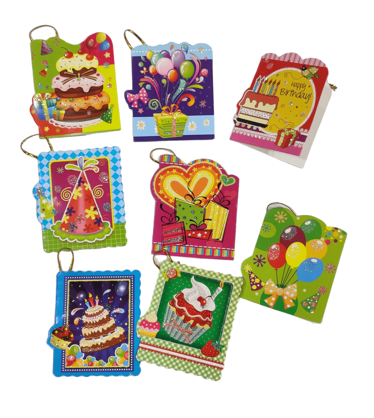 Happy Birthday card's Pack of 10 Rendom