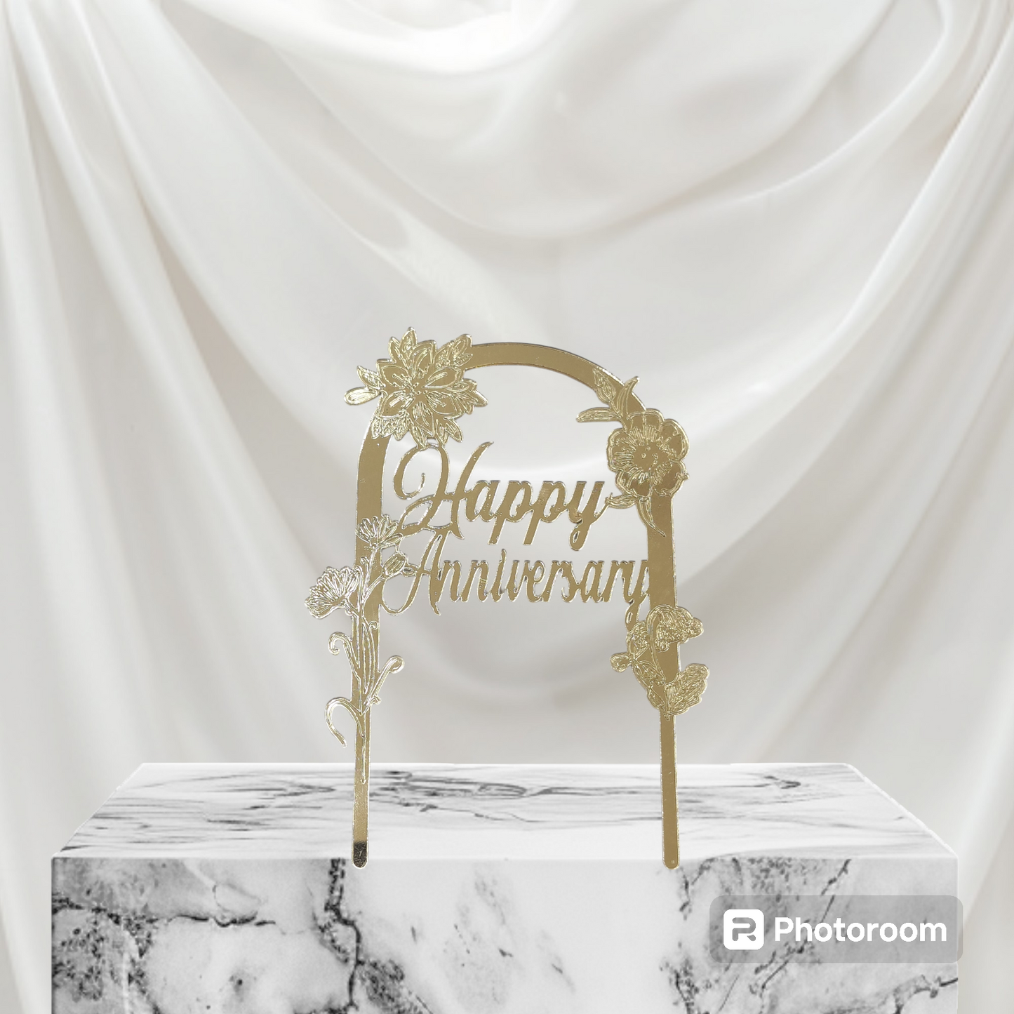 Happy Anniversary Acrylic Topper