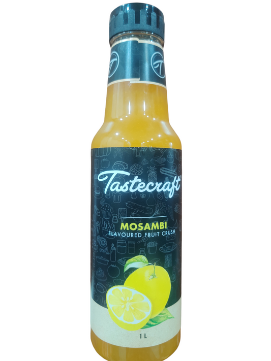 Tastecraft mosambi flavoured fruit crush 1L