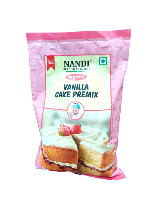 Nandi international Classic Vanilla cake premix egg free 1kg