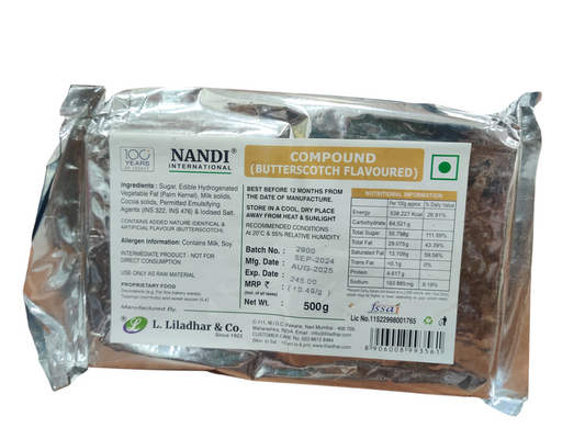 Nandi international Compound BUTTERSCOTCH FLAVOURED 500 g