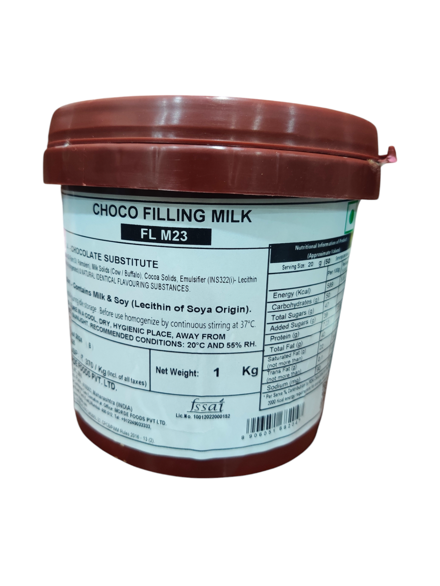 Morde Choco Filling Milk FL M23 1kg