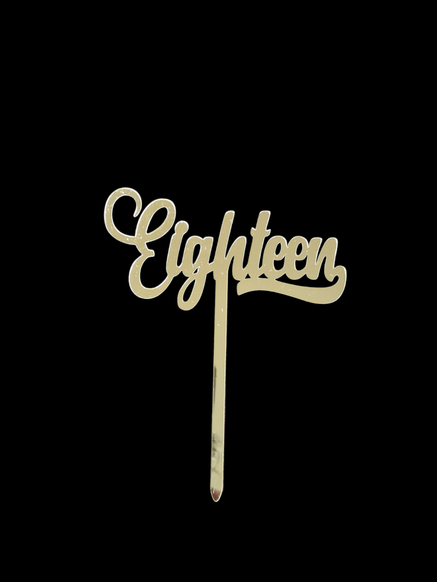 Eighteen Acrylic Topper