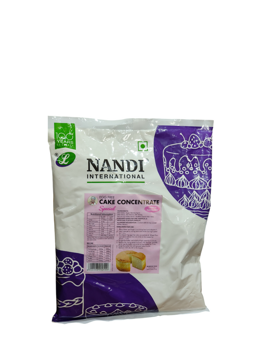 Nandi international Cake concentrate Vanilla Egg Free 1 Kg