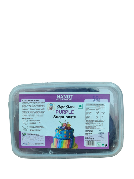 Nandi international Purple sugar Paste 250g