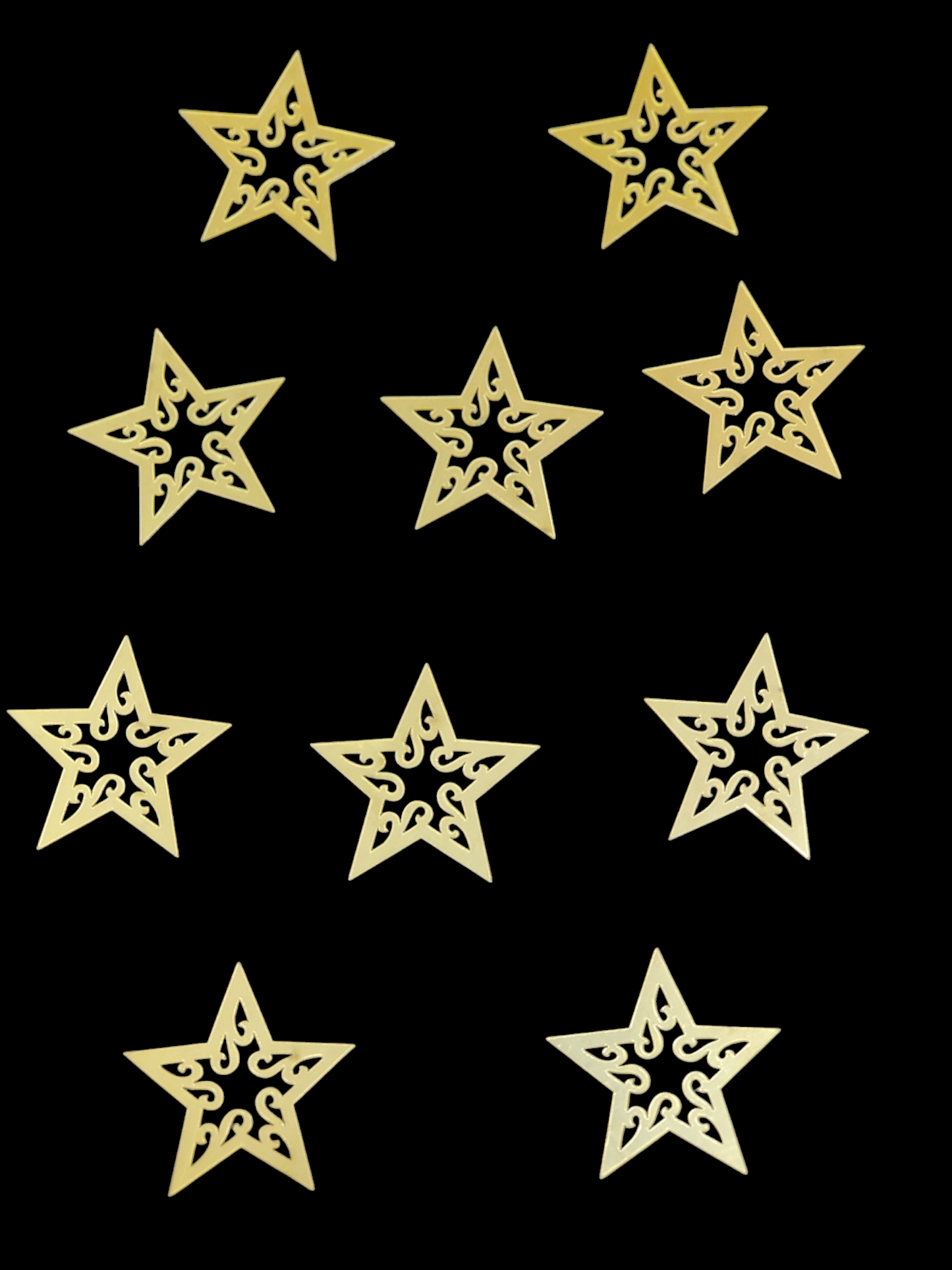 Acrylic Star Topper Pack Of 10