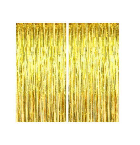 Gold Birthday Foil Curtain Pack Of 1