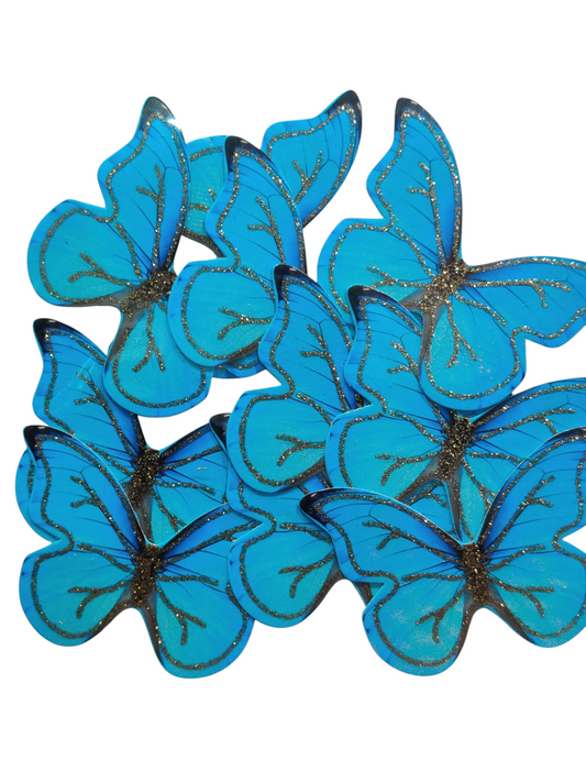 Paper Butterfly Cake Topper Pack Of 10