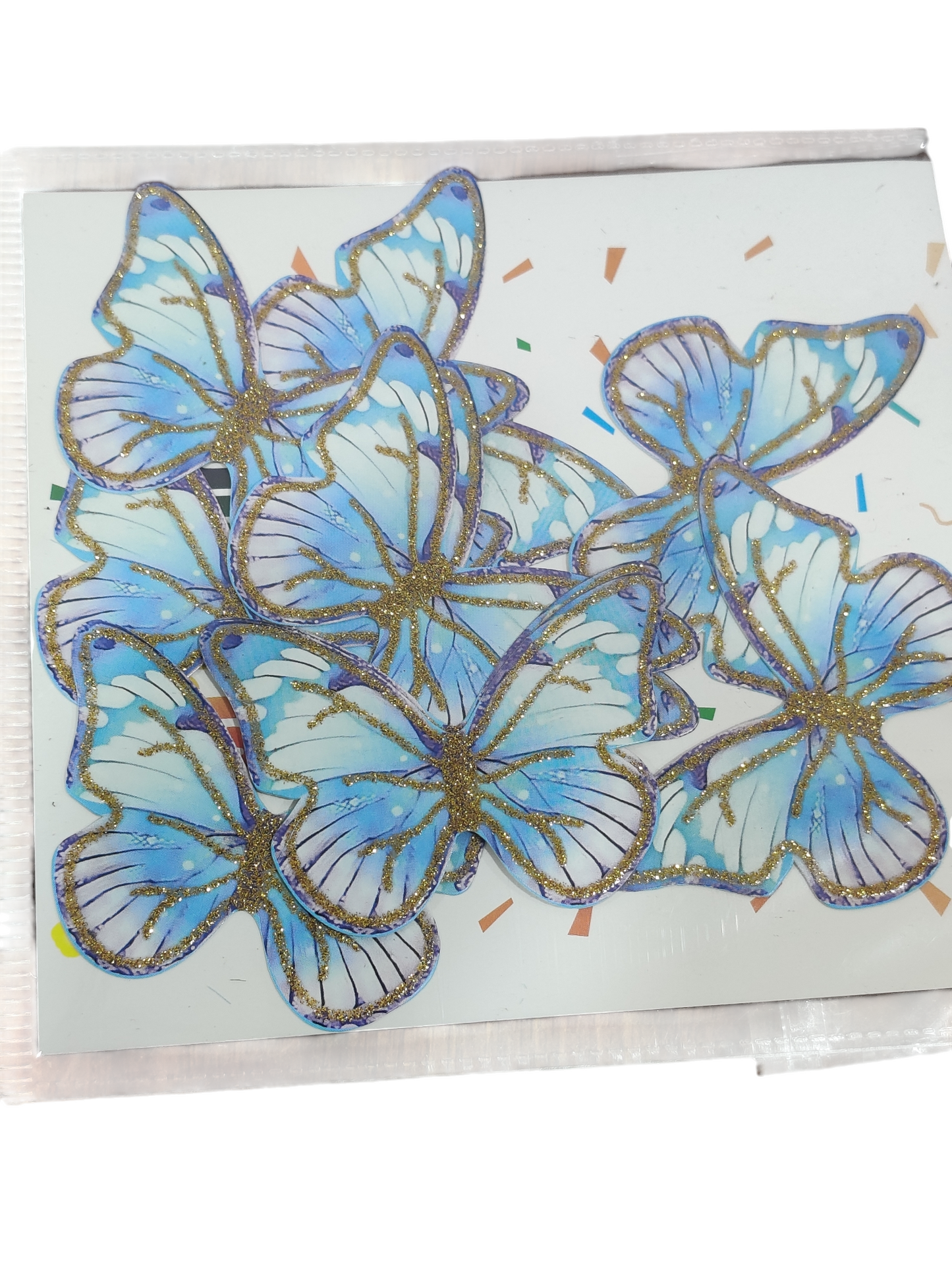 Paper Butterfly Cake Topper Pack Of 10