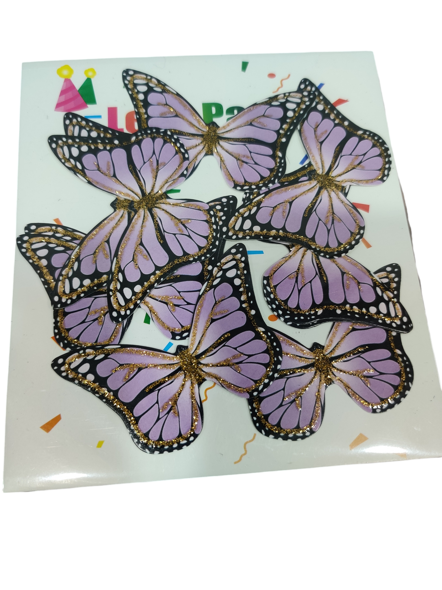 Paper Butterfly Cake Topper Pack Of 10