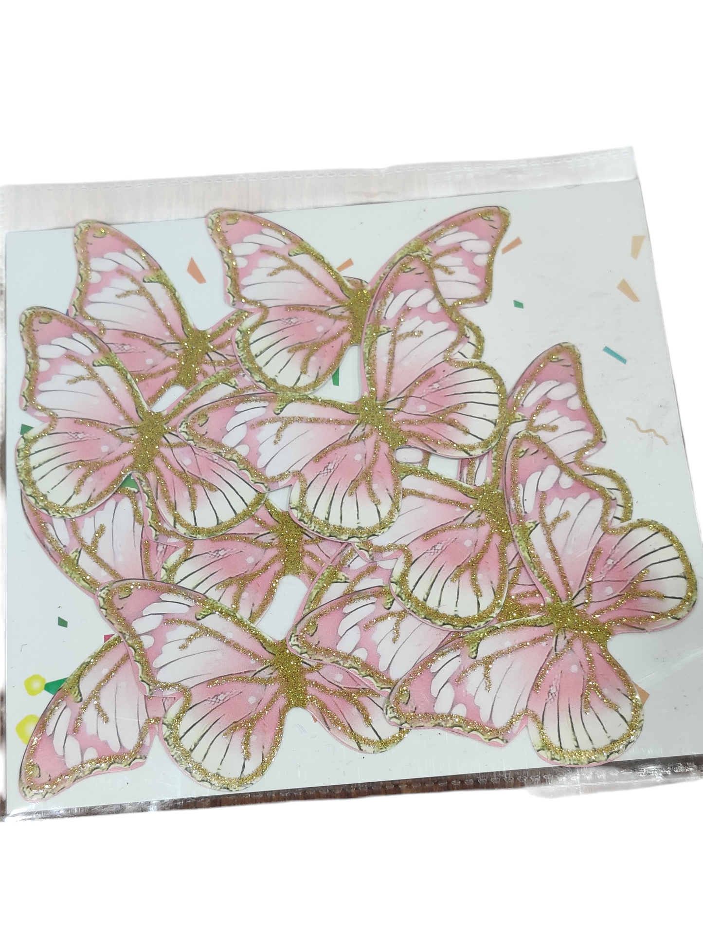 Paper Butterfly Cake Topper Pack Of 10