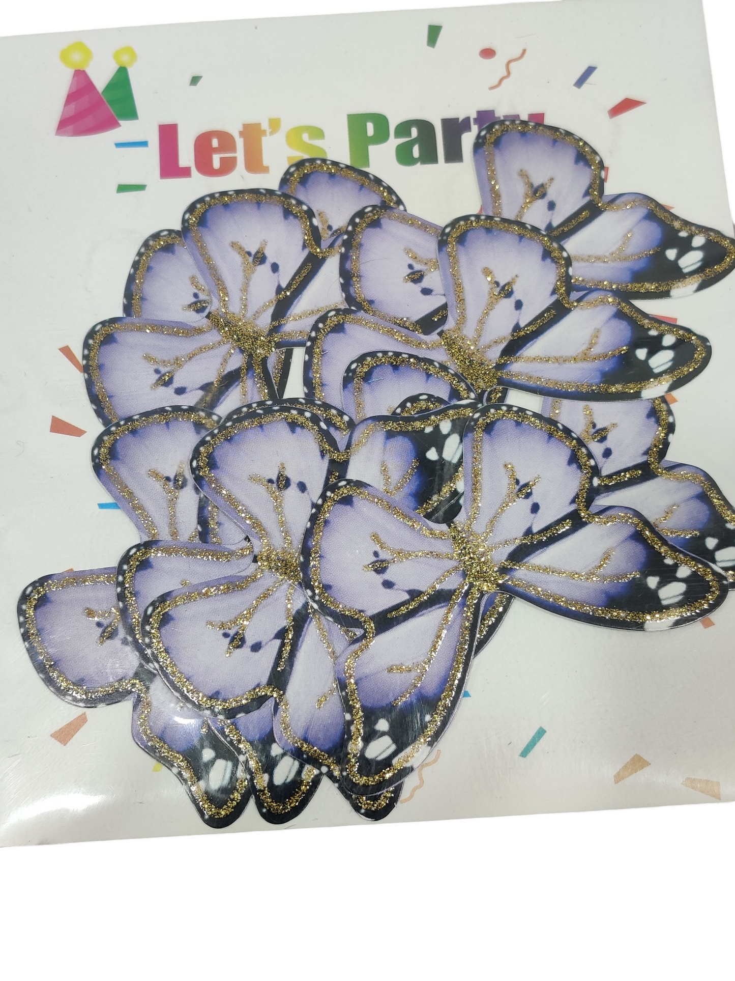 Paper Butterfly Cake Topper Pack Of 10