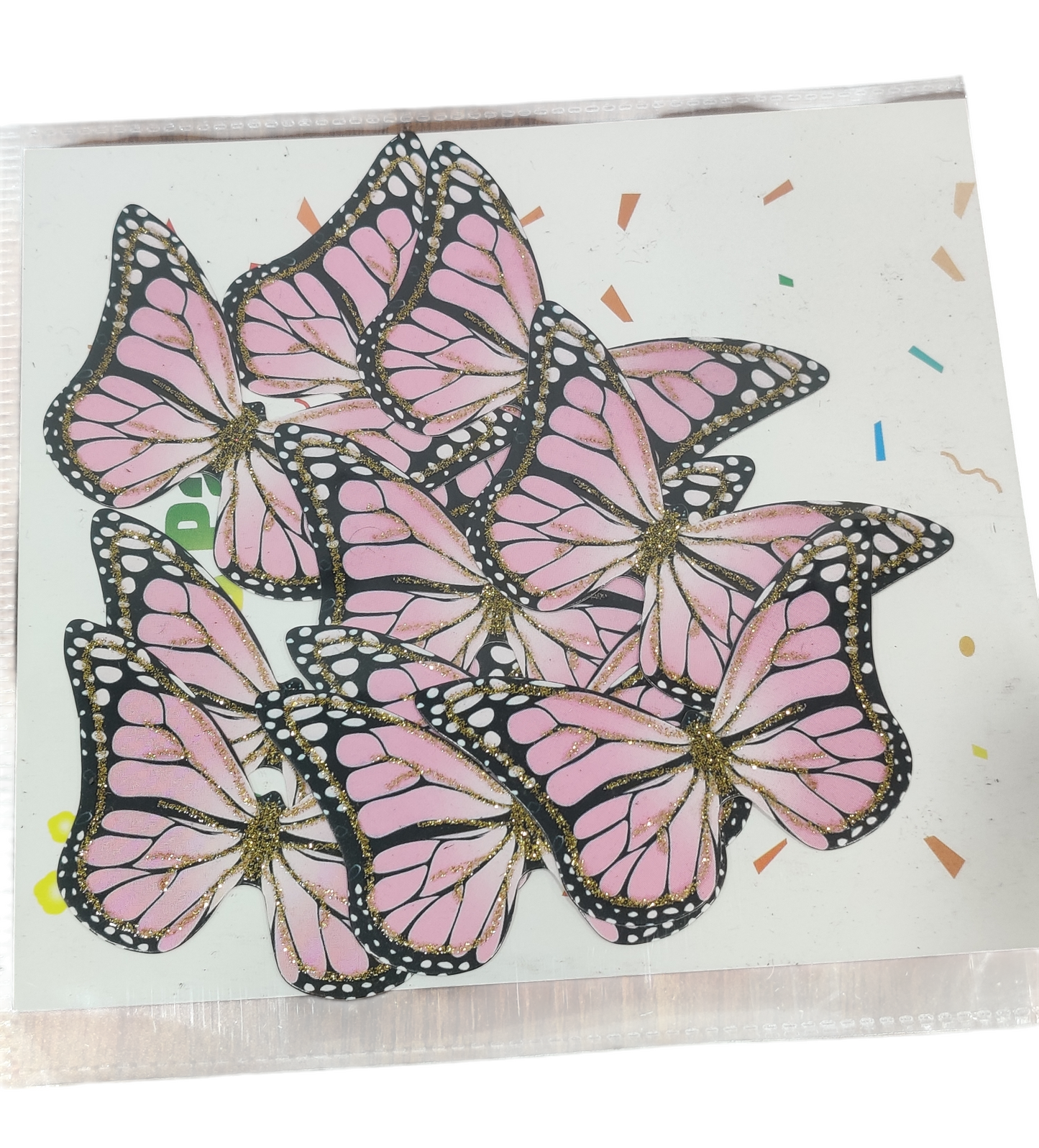 Paper Butterfly Cake Topper Pack Of 10