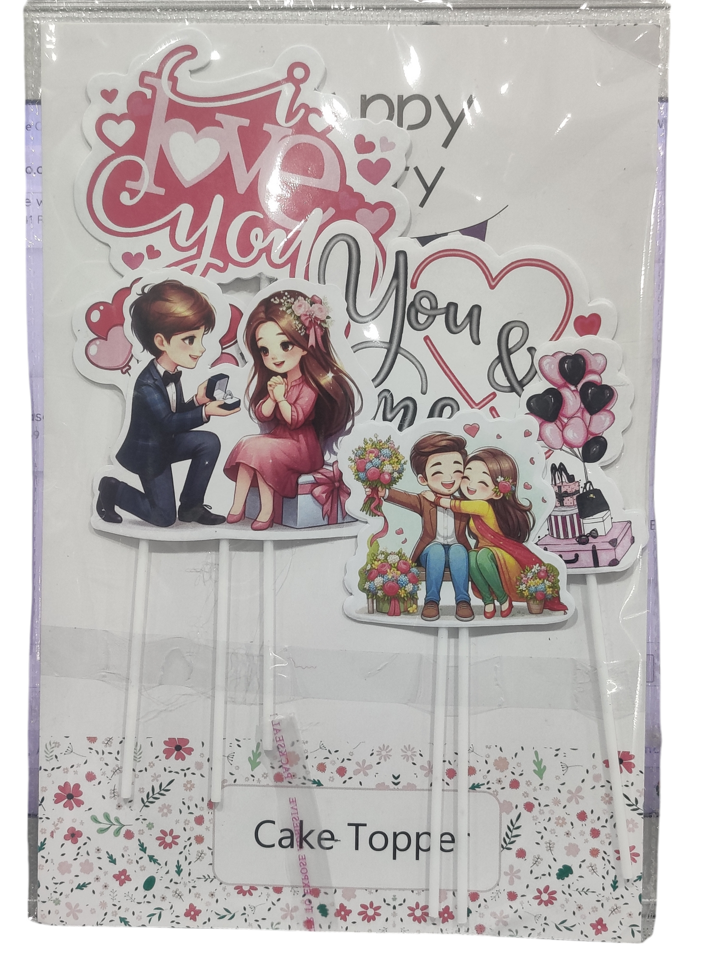 Couple Theme Topper Pack Of 10