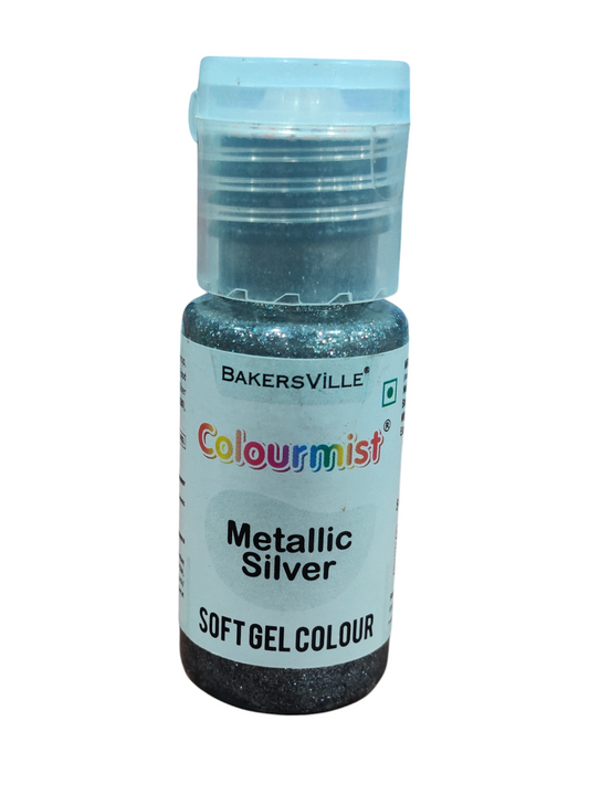 Bakersville Colourmist Metallic silver Soft Gel Colour 20g