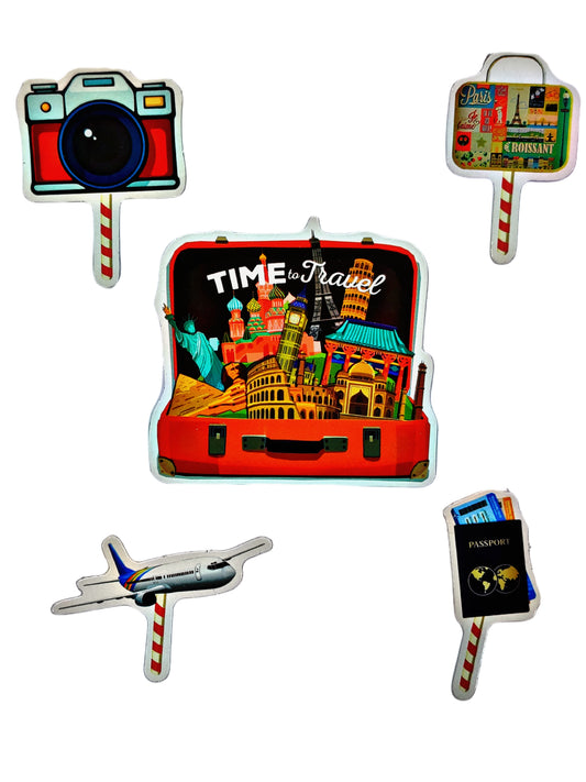 Time to travel Theme Topper PT024