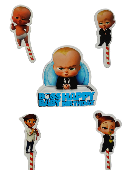 Baby boss theme topper PT008