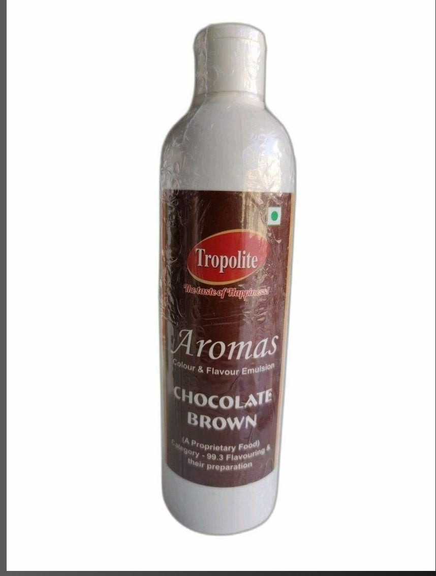 Tropolite Chocolate Brown Aromas Colour & flavour emulsion 500 gm