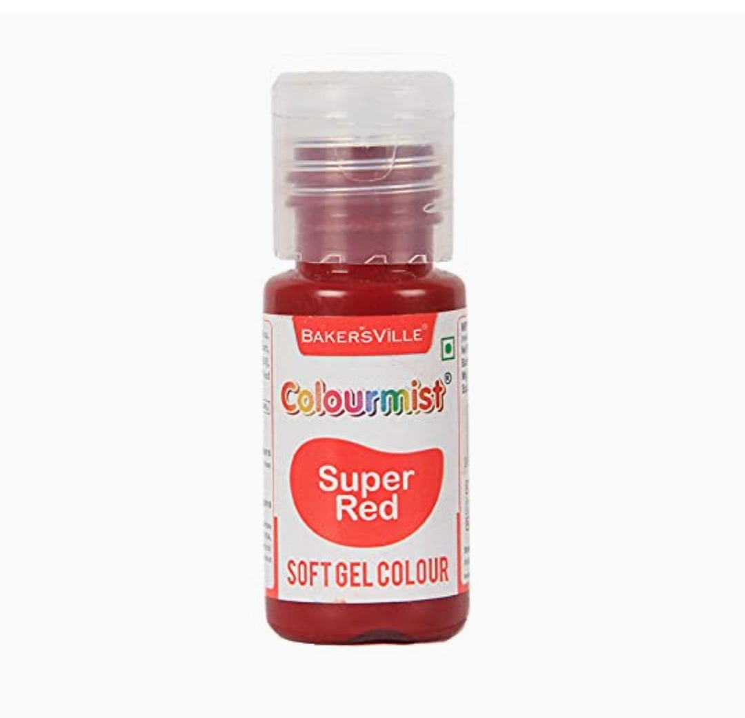 BakersVille colourmist Super Red Soft  gel Colour