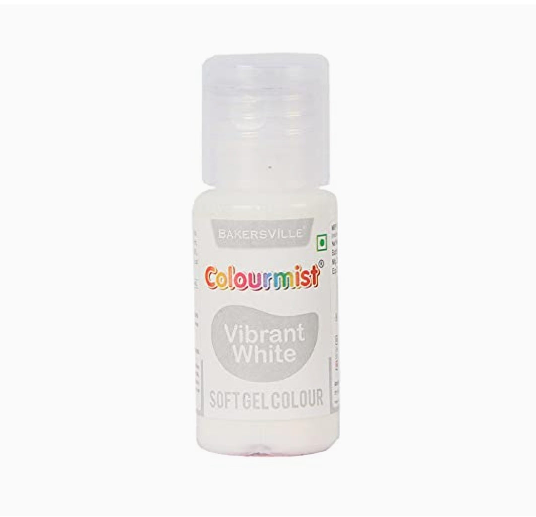 BakersVille Colourmist Vibrant White Soft Gel Colour