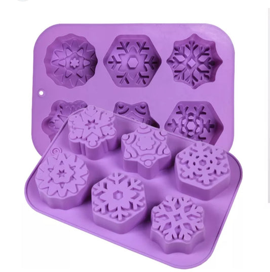 Snowflake shape mold