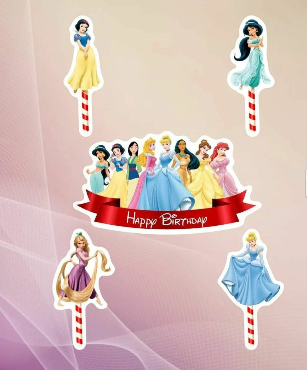 Disney Princess theme topper PT012