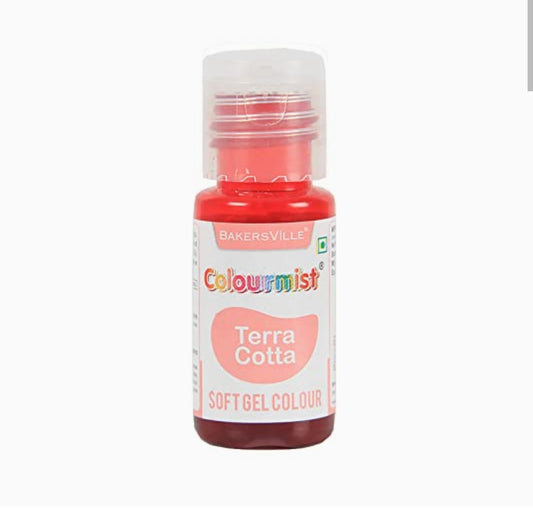 Bakersville colourmist Terra Cotta Soft Gel Colour 20gm